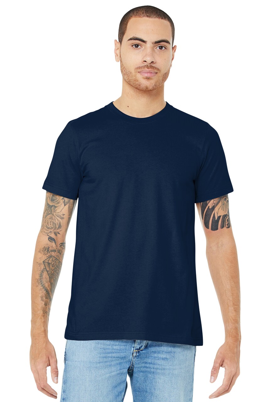BELLA + CANVAS® Unisex Jersey Crewneck Short Sleeve Tee for Custom Printing & Everyday Wear